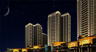 恭喜鄭州甘總憑借光臣線條燈拿下大型小區(qū)亮化項(xiàng)目