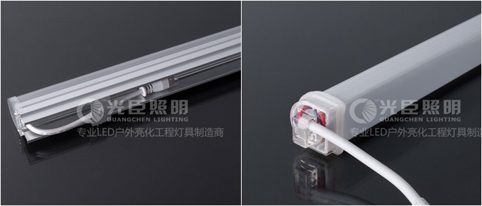 塑料LED護(hù)欄管和鋁材LED護(hù)欄管